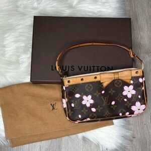 🌸 SOLD | Louis Vuitton Murakami Cherry Blossom Pochette 🌸